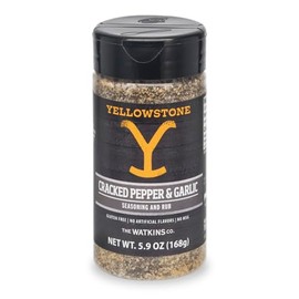 Watkins Cracked Pepper Garlic Seasoning & Rub 5.9 oz