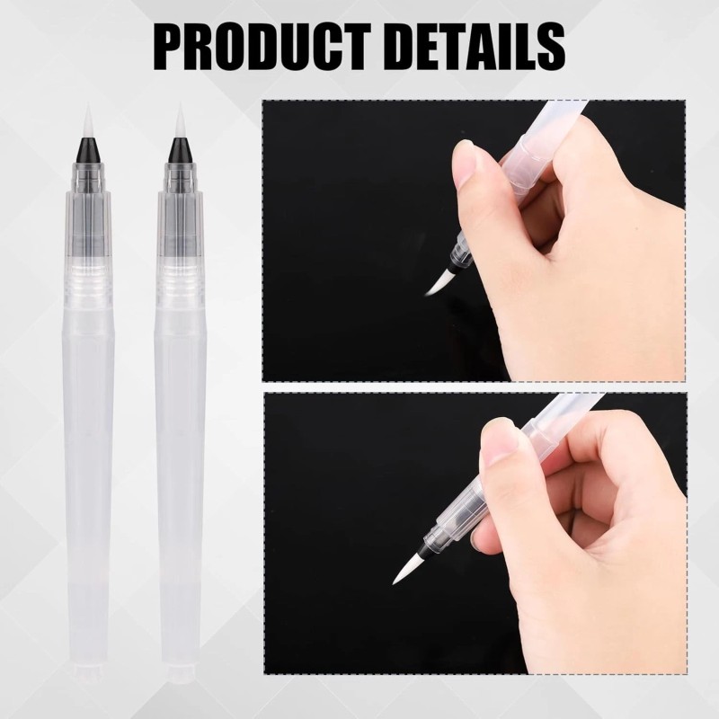 NoBrand 6pcs Envelope Moisteners, Pencil Style Stamp & Letter Sealer