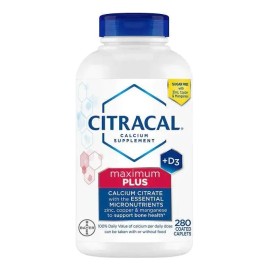 Citracal Citrato De Calcio + D3 + Zinc (280 Tabletas) Sabor Sin Sabor