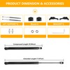 RERPRO Hood Struts Lift Support Assist Kit Compatible with 2018-2024