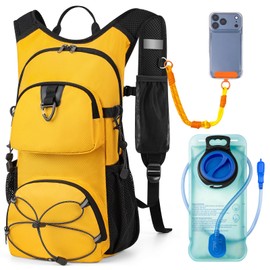 MOKURA 18L Lightweight Hydration Backpack with 2L Water Bladder