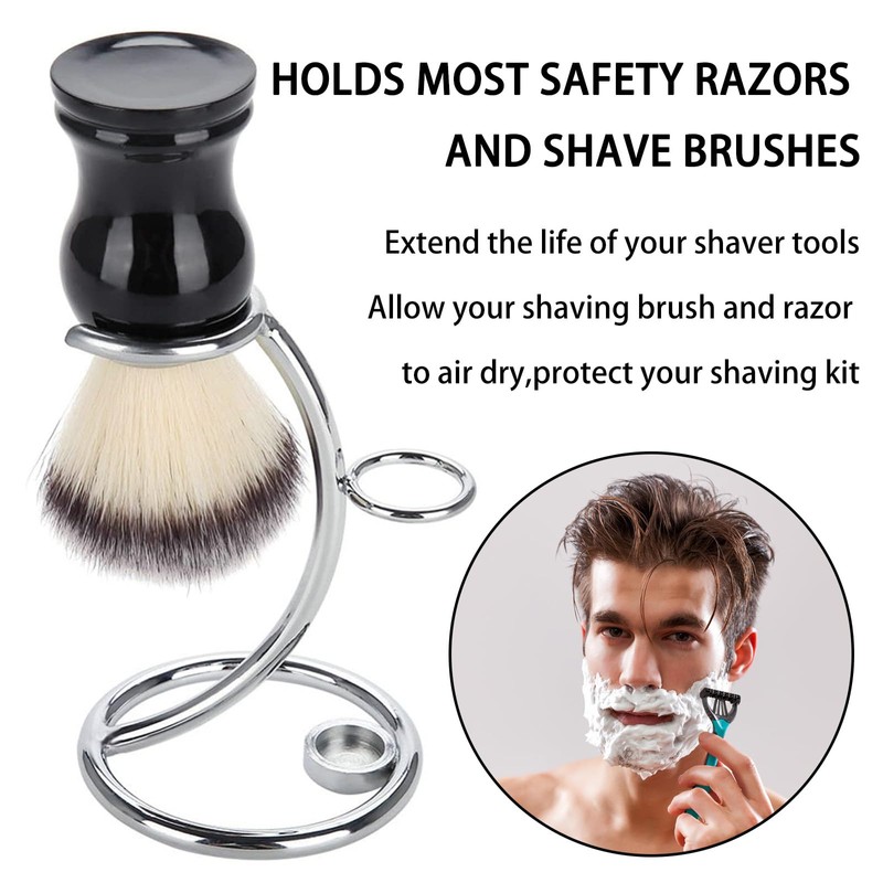 Kaimeilai Razor Holder Stand for Men, Razor Brush Stand Holder