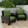 TRP Deep Seat Outdoor Patio Chair Cushions Set of 2