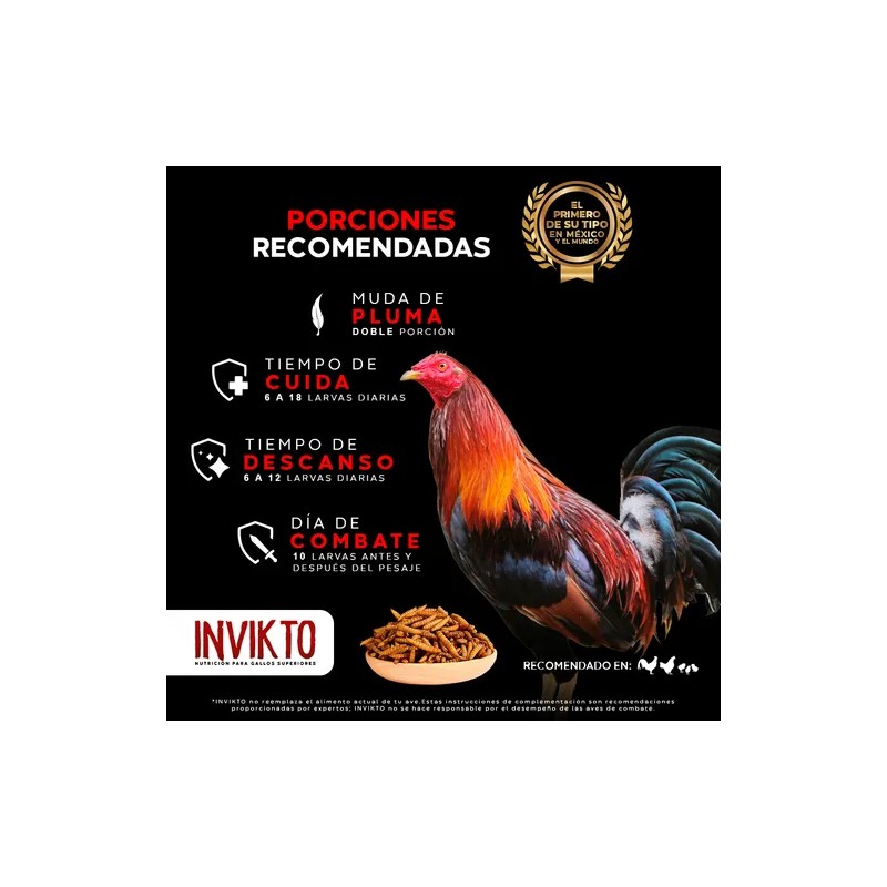 Suplemento Para Gallos De Pelea Alimento Proteína (150gr)