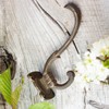 Antikas - Rustic hook, coat hook, coat hook, iron, antique