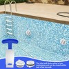 2 Pack 1.5" Threaded Pool Plugs with T-Wrench, Pool Jet