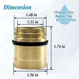 RP51503 Bonnet Nut for Cartridges Household Faucets Cartridges