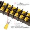Terminal Block 2 Wrapped 10 Circuits 30A 450v Double-Row Screw
