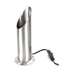 illucio Decorative Indoor Ambient Table/Floor GU10 Uplighter Lamp (Brushed Steel,