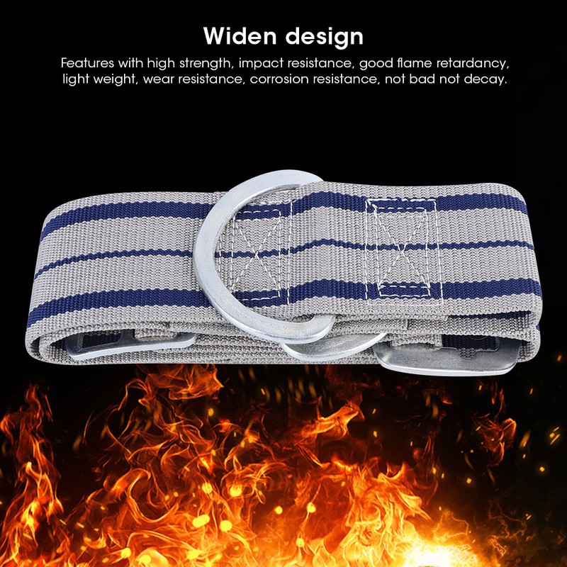 Fire Safety Harness Fireproof Firefighters Climbing Belt Nylon Anti‑Falling Strap