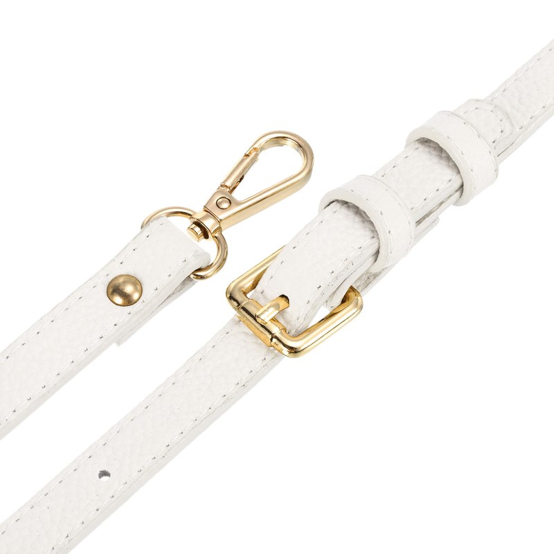 sourcing map Purse Strap, Leather Adjustable Replacement Strap for Women's