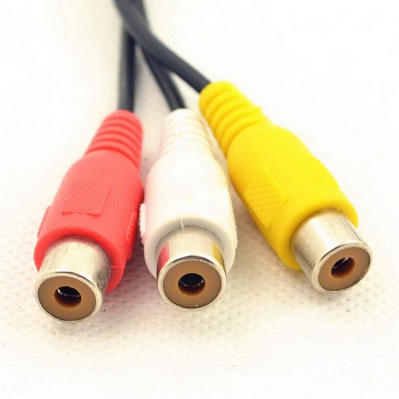 【Set of 2】 Converter Cable AV Cable 4 Pin S-Video