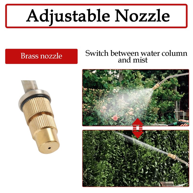 YSMN Hand Pump Sprayer Stainless Steel Sprayer for Indoor and