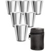 Outdoor Saxx® Set of 6 Stainless Steel tumblers, 6 Unbreakable