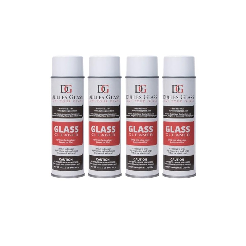Dulles Glass Specialized Glass & Mirror Cleaner 4 pack