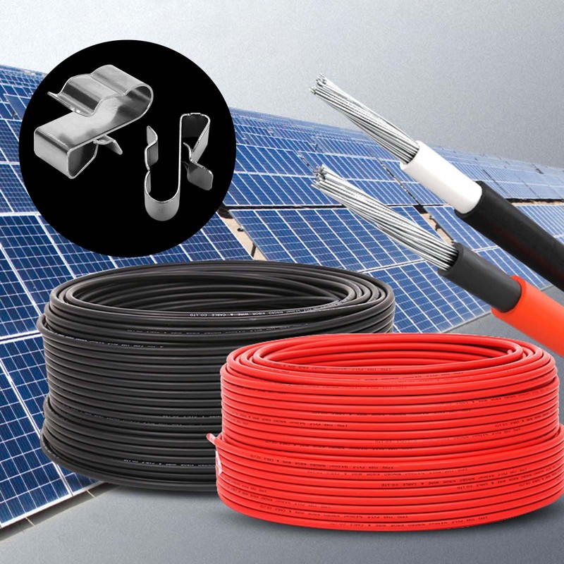 Cable Clips Outdoor Solar Panel Cable Clips 50pcs Wire Clips