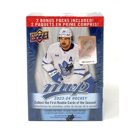 Upper Deck 2023-24 MVP Hockey Blaster Box (15 Packs of Hockey Cards)