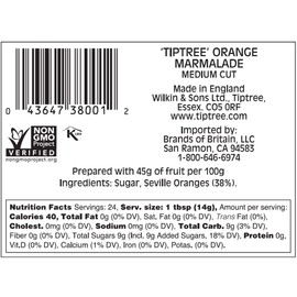 Tiptree Orange Marmalade, 12 Ounce Jar