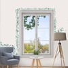decalmile Hanging Vines Wall Decals String of Pearls Green Eucalyptus