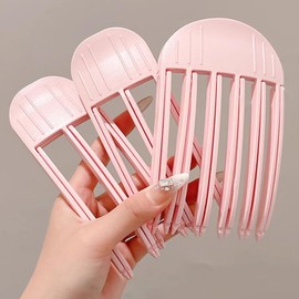 4 Stück Haarvolumenclip, Volumenclip, Haarwurzel Lifting Clips, Ansatz Volumen Clips, Hair Clips, Große Haarklammer Feste Stirnhaarnadel, Haarstyling-Werkzeuge, für Männer und Frauen, Rosa