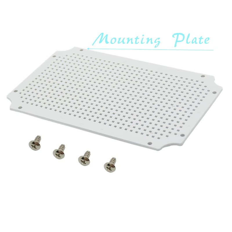 Zulkit Junction Box ABS Plastic Waterproof IP65 Electrical Boxes Hinged