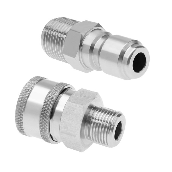 OTOTEC 2PCS Pressure Washer Adapter 3/8 Inch BSP Male Thread