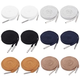 BENECREAT 12Pcs 6 Colors 16.8m Corset Lace Cord, 8mm Polycotton Drawstring Cords Corset Waist Belt Lace-up Tied for Garment Accessories Sports Pants Sweatpants Sweater