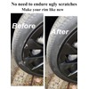 SYOAUTO Matte Black Rim Touch Up Paint, Car Wheel Scratch