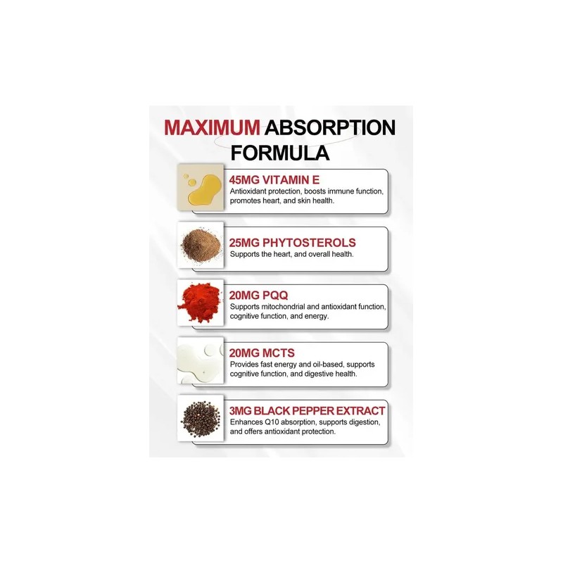 Ubiquinol Dr Foster: Suplemento CoQ10 400 Mg para Salud Cardiovascular