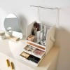 국산 뚜껑있는 화장품 정리함 화장대 메이크업박스 Domestic Makeup Organizer with