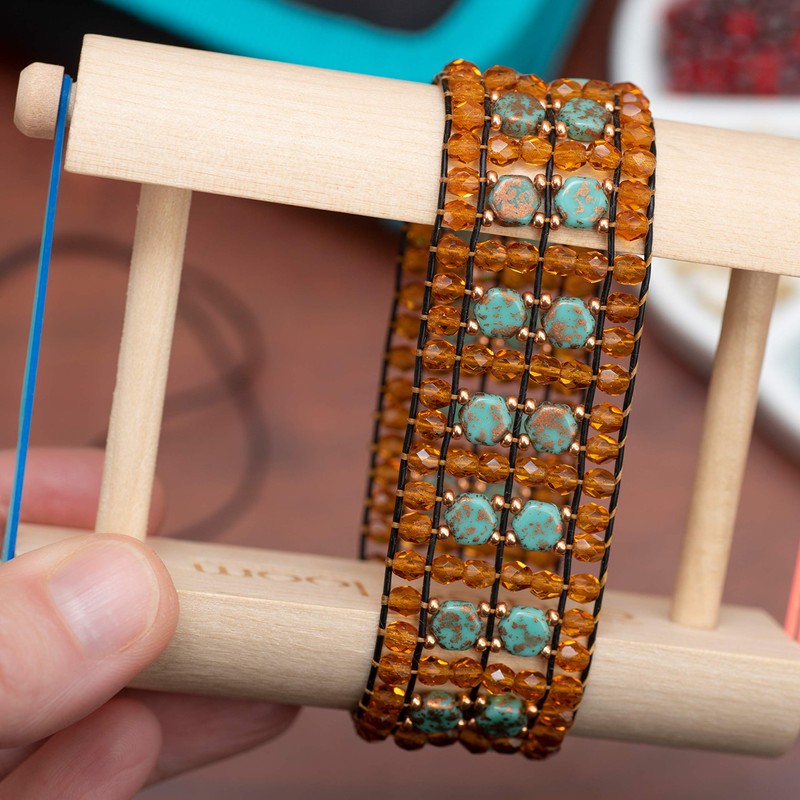 The Beadsmith Deb Moffett-Hall’s Endless Loom Bands, 7 Inches Diameter,
