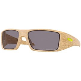 Oakley OO9231 Sunglasses Bundle: OO 9231 HELIOSTAT 923117 Matte Stone Desert Tan/Prizm Grey Polar Policarbonate Polarized and Universal Anti-slip Silicone Leash