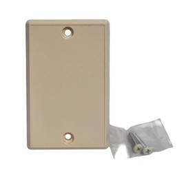 Central Vacuum Cleaner Blank Inlet Cover Almond