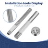 Rivet punching installation tool