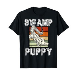 Swamp Puppy Cute Funny Sarcastic Alligator Crocodile T-Shirt
