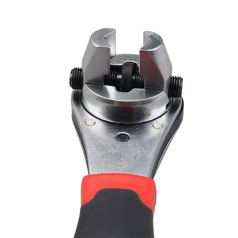 SaferCCTV 8 Inch Adjustable Ratchet Socket Wrench,Performance Tool Dual Drive