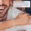 Titanium Steel Magnetic Bracelet Adjustable Length Women Jewelry Gift for
