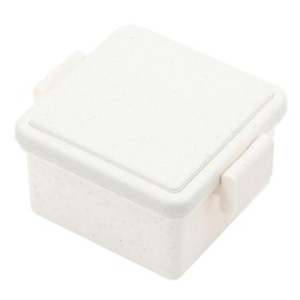 Miyoshi Seisakujyo GEL-COOL 0101-0101-00 Gel Cool Square Gelato Plain, Integrated Ice Pack, Bento Box, Vanilla Color, 4.3 x 3.7 x 2.2 inches (11 x 9.4 x 5.5 cm), 8.7 fl oz (220 ml), 1 Tier, Women's,