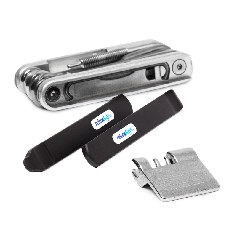 Relaxdays Multi-Tool Bicycle Kit 2.5 x 9 x 4.5 cm
