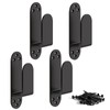 2x4 Door Barricade Brackets Heavy Duty Upgraded Door Bar Holder