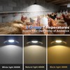 TSUNESLUX 2 Pack Solar Shed Light Outdoor Indoor, Solar Powered