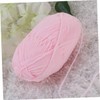 NOLITOY Milk Cotton Yarn Light Pink Chunky Hand Woven Knitting