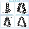 Dumbbell Rack 5 tier(Dumbbells not included), A-Frame Metal Dumbbell Holder