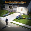 3000LM Solar Lights Outdoor, 4 Heads Solar Security Lights with