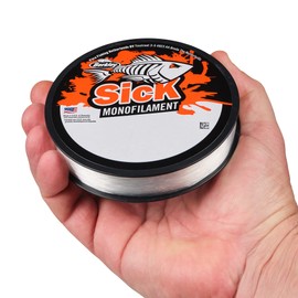 Berkley Sick Nylon Fishing Line - Strong Tension Monofilament Fishing Wire, Low Stretch, Low Memory, Abrasion Resistant And Perfect For Freshwater and Saltwater Sea Fishing