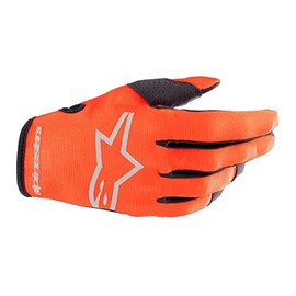 Alpinestars 3561823-411-S: Radar Gloves Hot Orange/Black Sm