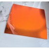 Set of 2 Orange Acrylic Sheet,Orange Mirror Acrylic Plexiglass Plastic