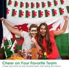 AhfuLife Wales Hand Held Flag 5.5 × 8.2 Inch, 30
