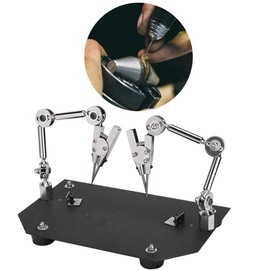 Welding Fixture Clip, Auxiliary Work Clip Jewelry Fixture Table Clamp Helping Hands Third Arm Soldering Work Station for Repairing