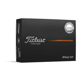 Titleist 2025 Pro V1 Enhanced Alignment Golf Balls, White (One Dozen)
